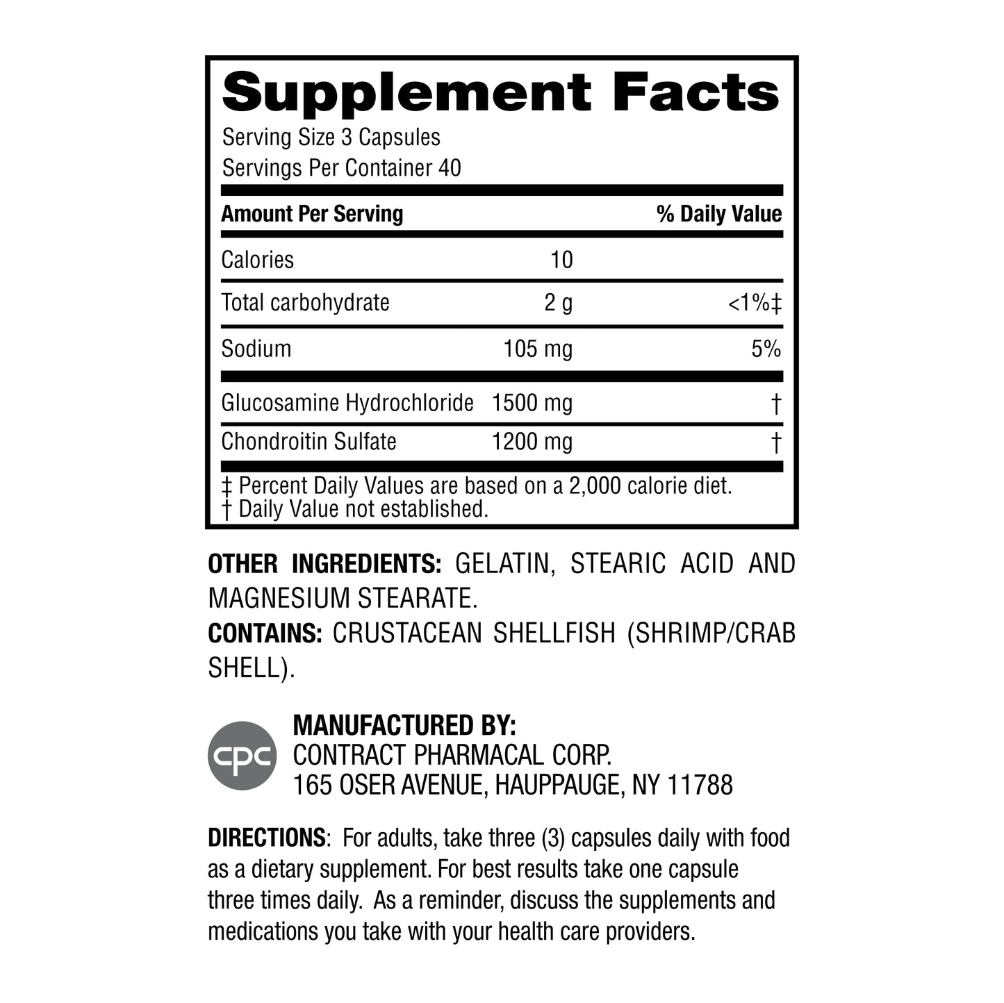 Glucosamine & Chondroitin