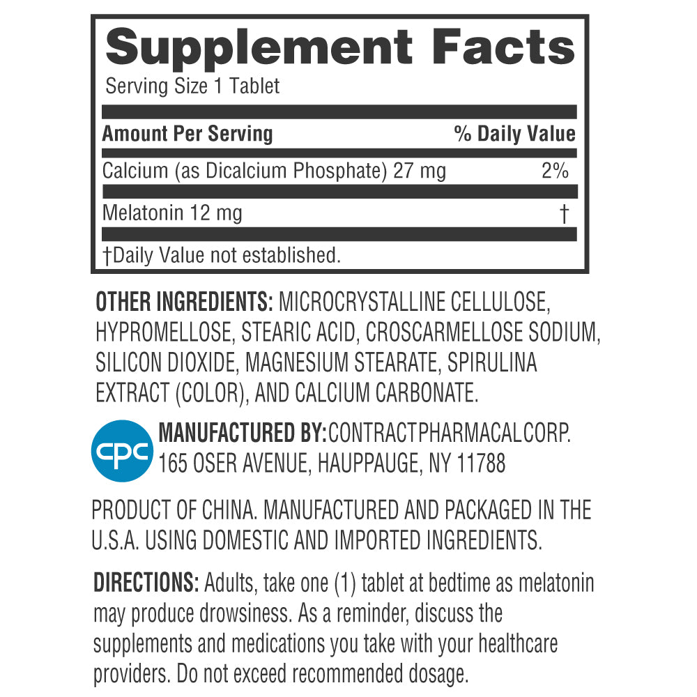 Melatonin 12 mg