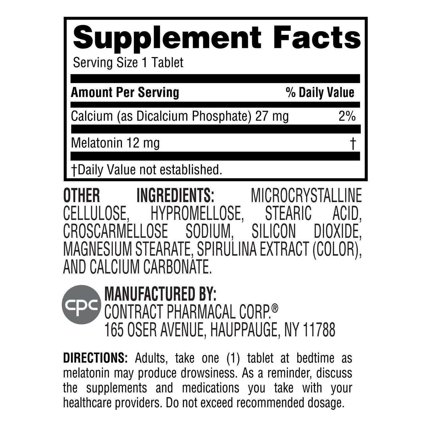 Melatonin 12 mg