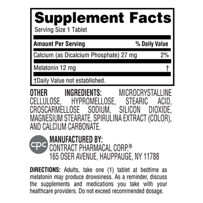 Melatonin 12 mg