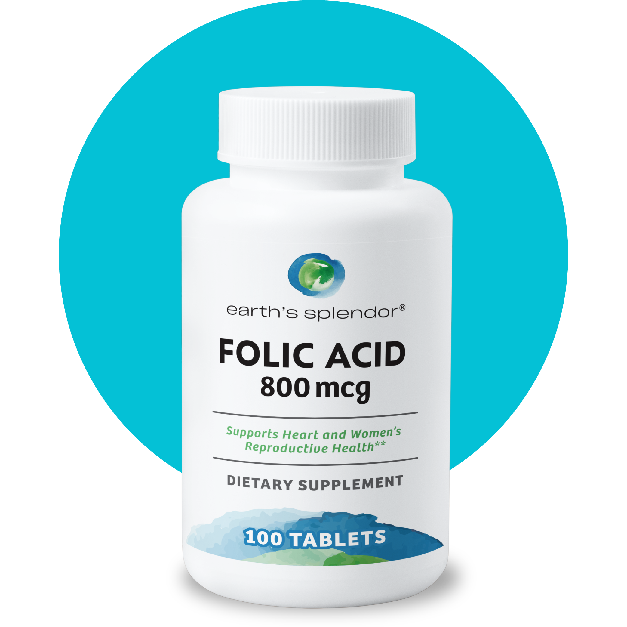 Folic Acid | Heart Health | Supports Women's Reproductive Health | 3 ...